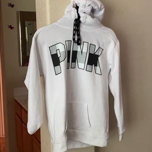 Victoria’s Secret pink .black and white hoodie